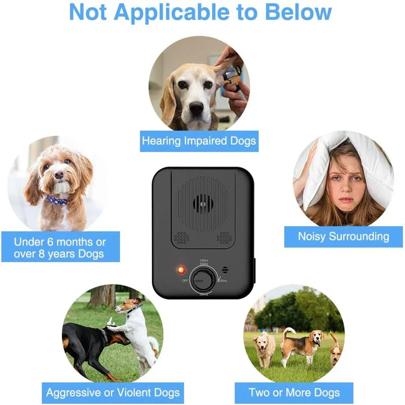 ULTRASONIC BARK STOPPER: QUIT OUTDOOR TRAINING FOR DOGS